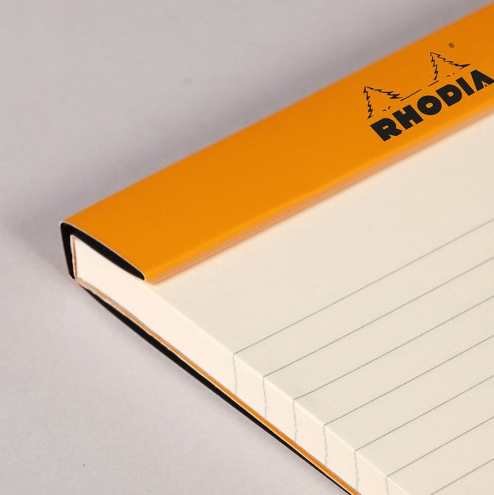 Блокнот Rhodia Basics "le R" №11 A7 в линейку 90 гр оранжевый (112011C) 3