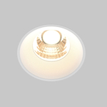 Встраиваемый светодиодный светильник Maytoni Round DL058-7W3K-TRS-W