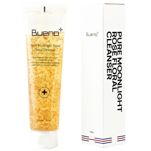 Цветочный гель для умывания с лепестками роз Bueno Pure Moonlight Rose Floral Cleanser, 150мл