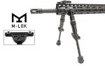 Сошки Leapers M-LOK RECON FLEX для установки на оружие в посадочные места M-LOK TL-BPDM01 (регулируемые) высота от 14 до 20 см