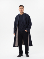 Шапан шерстяной ARQA DARK BLUE