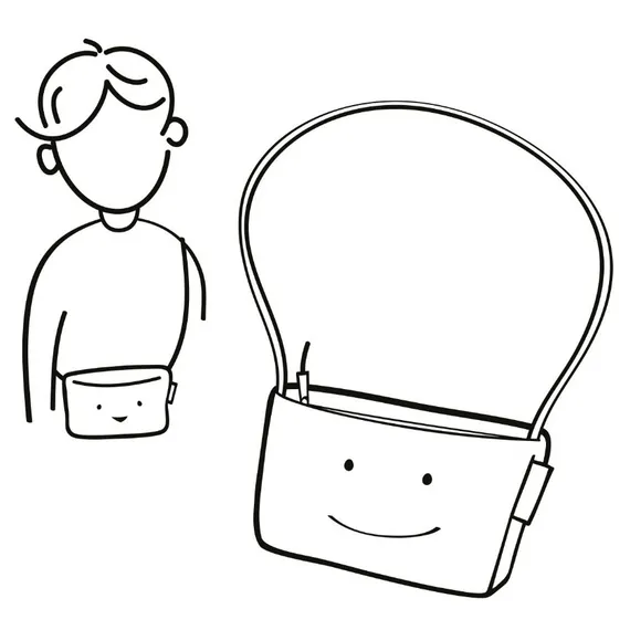 Сумка детская itbag ABC friends pink