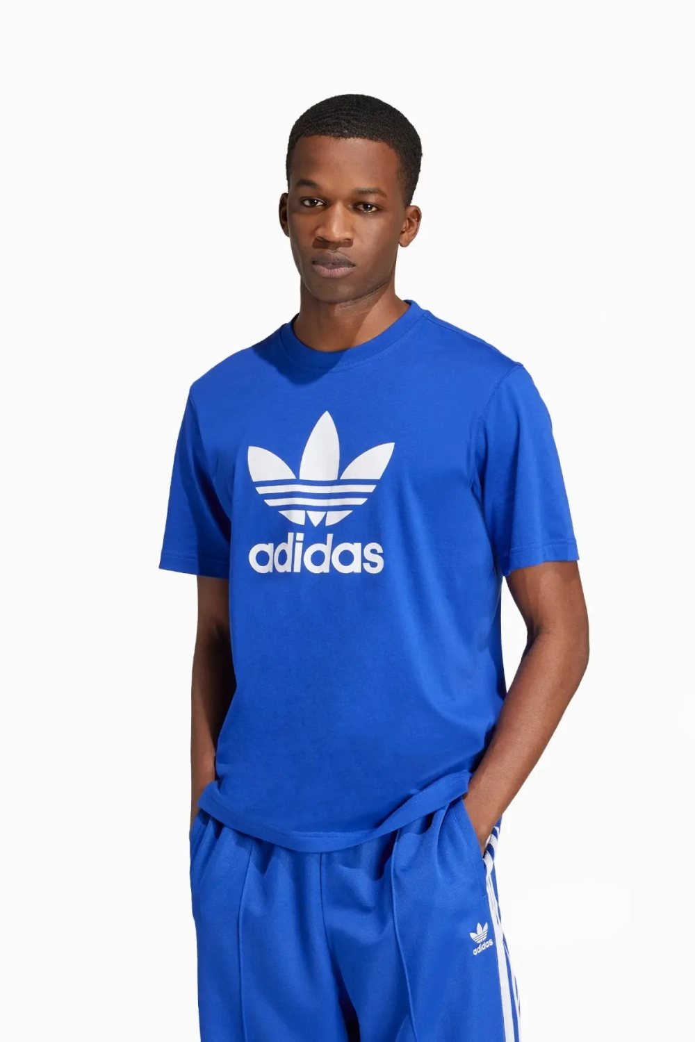 Футболка adidas Adicolor Trefoil - синий