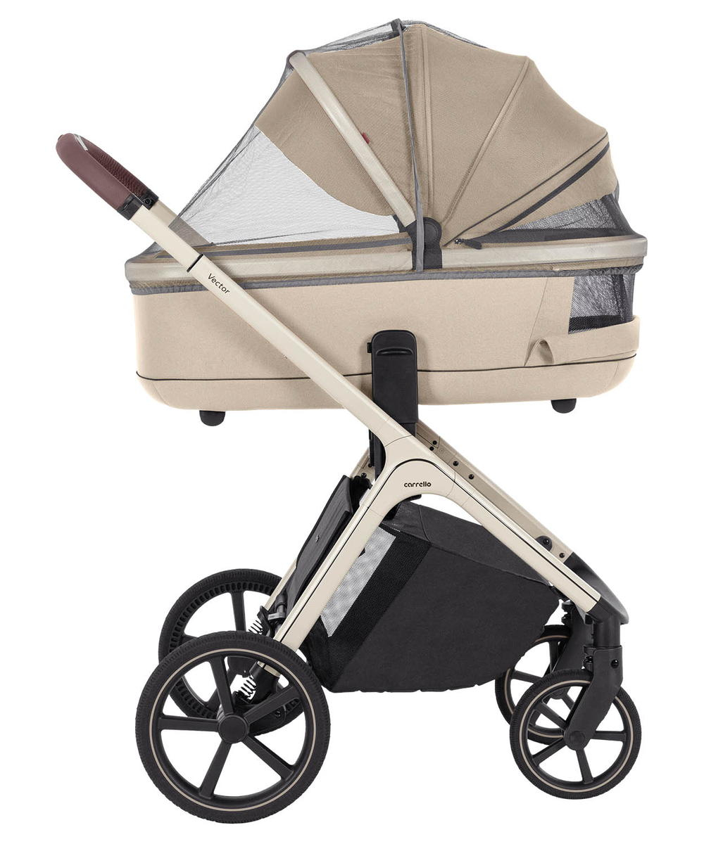 Коляска 2 в 1 Carrello Vector CRL-6550 Seashell Beige