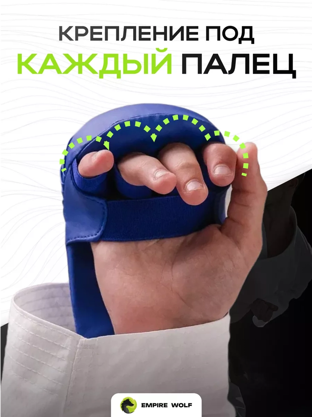 Перчатки синие S