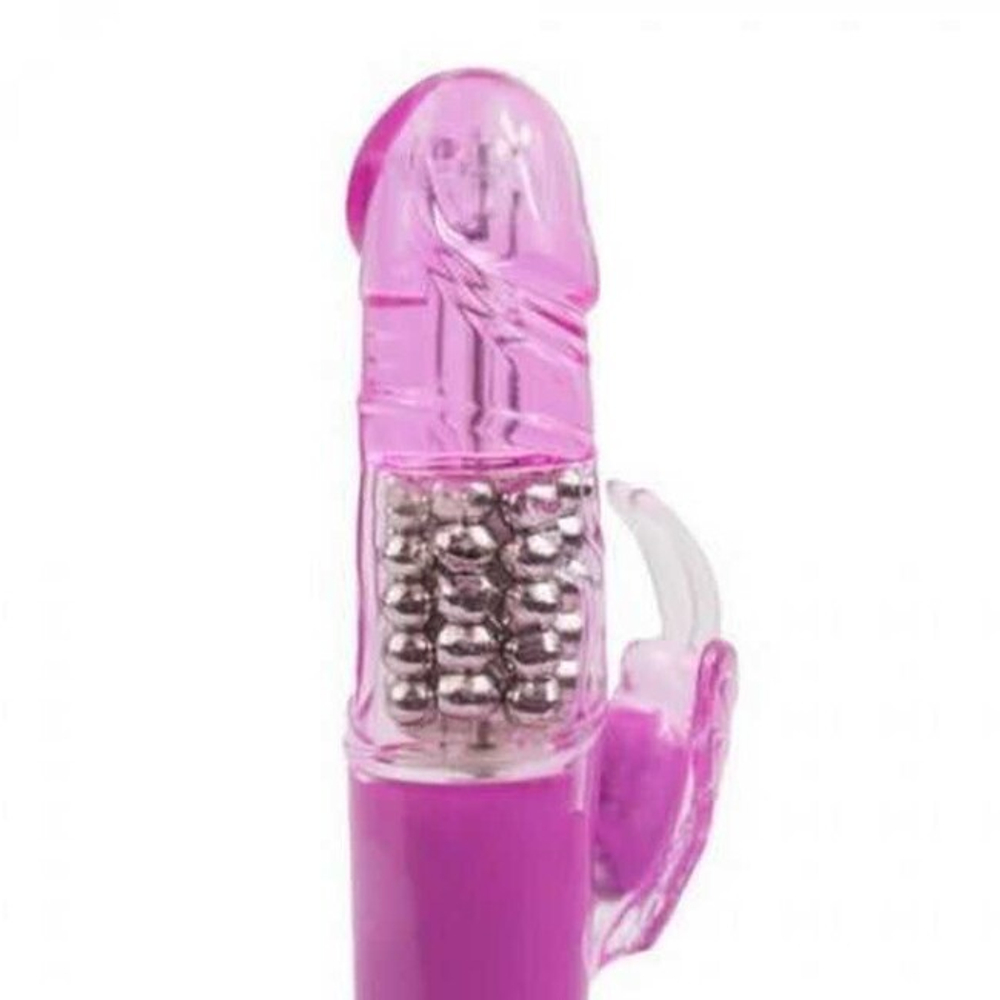 Женский вибромассажер "Climax Joy 3X Multi-Purpose Rabbit Vibe" с клиторальным кроликом (Цвет: фиолетовый)