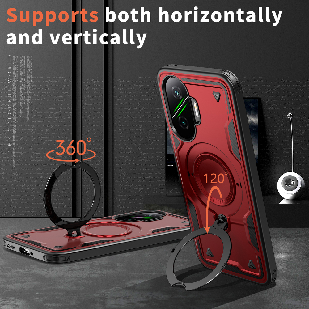 Чехол Magneto Case с кольцом для Poco F7 5G
