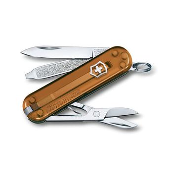 Нож-брелок Victorinox Classic SD Colors "Chocolate Fudge" 58 мм 7 функций (0.6223.T55G)