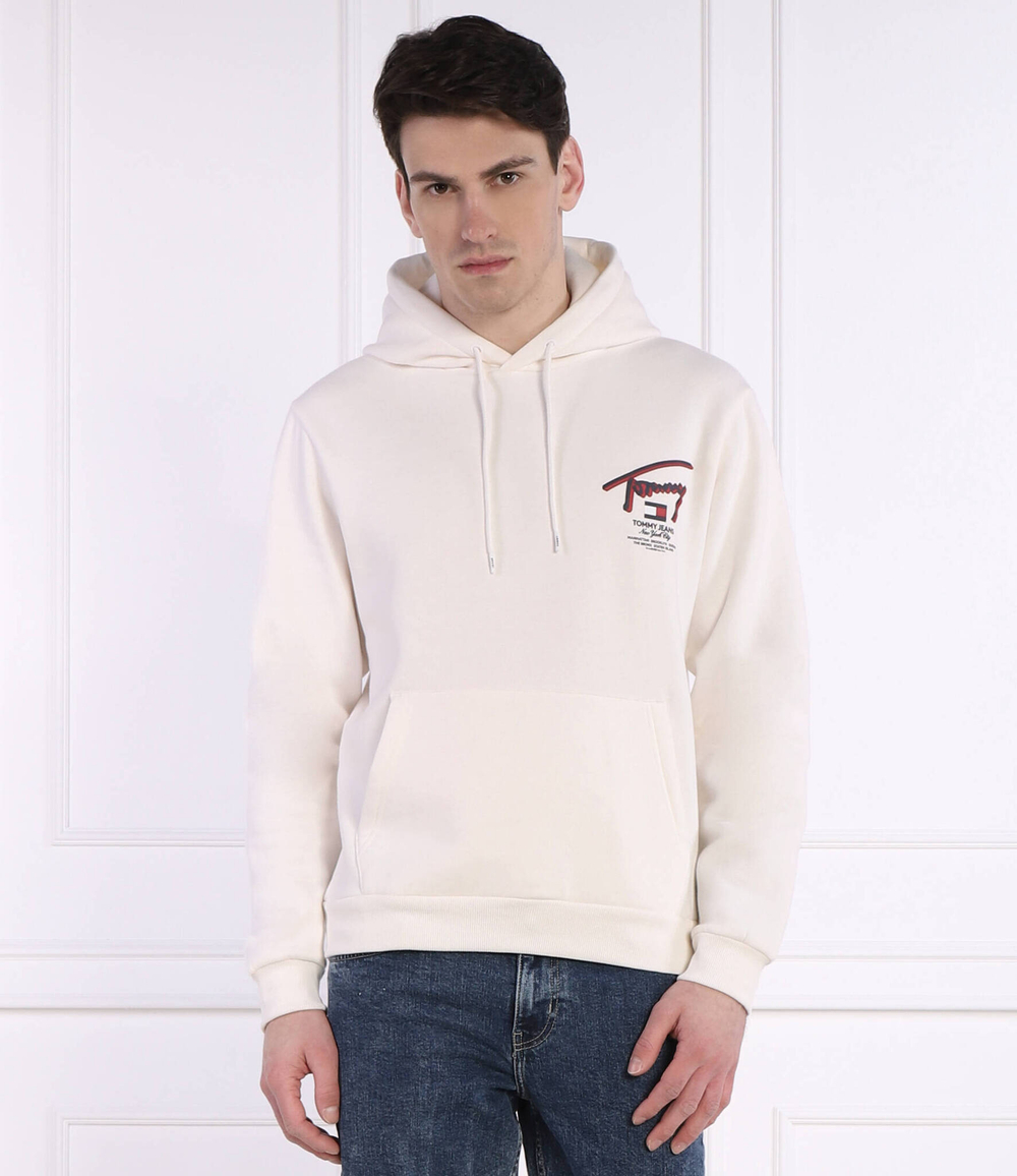 Худи 3D STREET Tommy Jeans - белый(DM0DM18647)