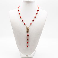 Коралловое колье