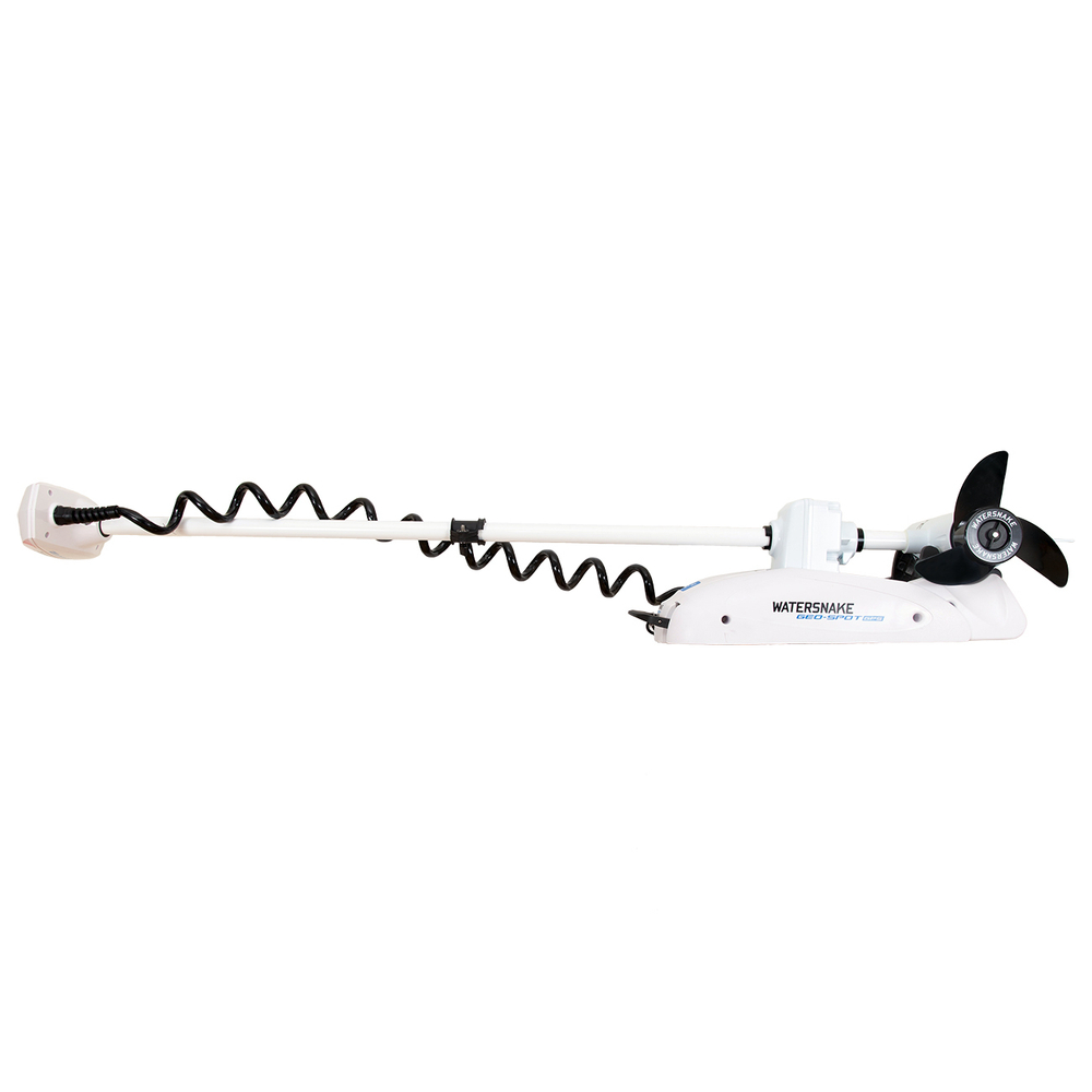 Электромотор WaterSnake Geo-Spot 12 вольт 65 lbs/54" GPS с функцией якорь