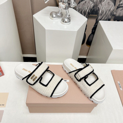 Шлепанцы MIU MIU