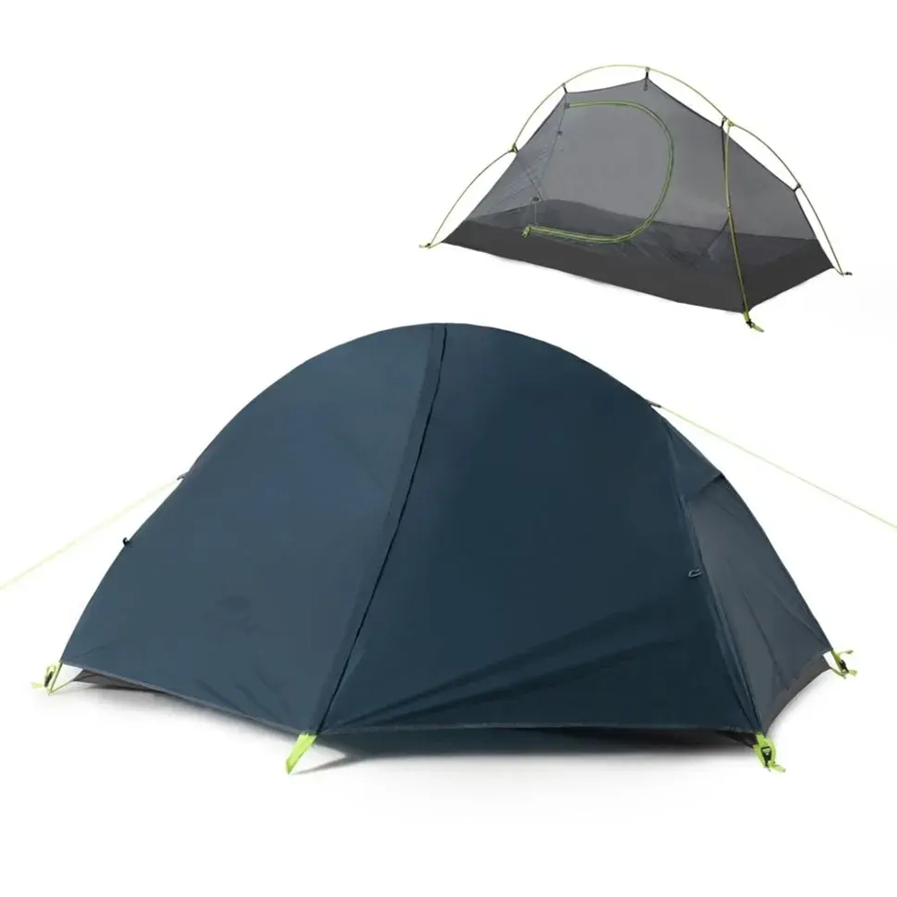 ПАЛАТКА NATUREHIKE СВЕРХЛЕГКАЯ + КОВРИК NH18A095-D, 20D