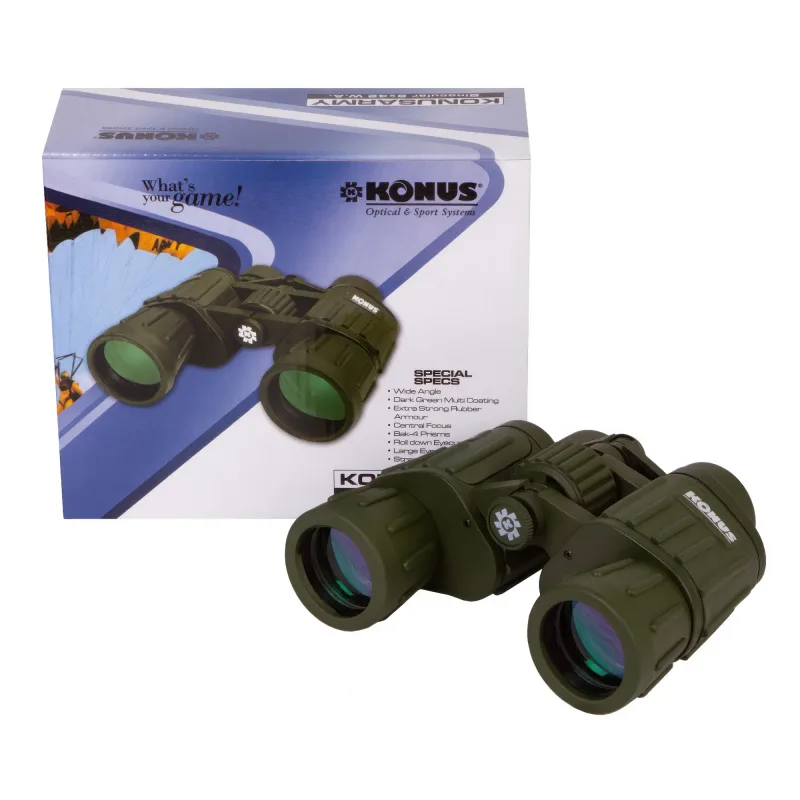 Бинокль Konus Konusarmy 8x42 WA с коробкой и крышками