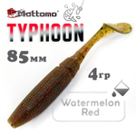 Виброхвост Mottomo Typhoon (85мм, 4гр), 6шт/уп