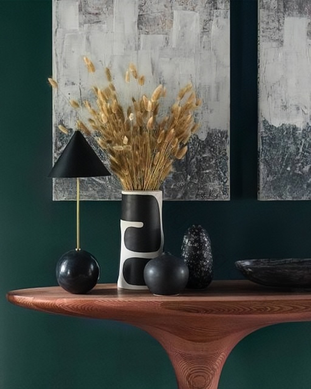 Table design lamp Cleo Ord Base by Visual Comfort