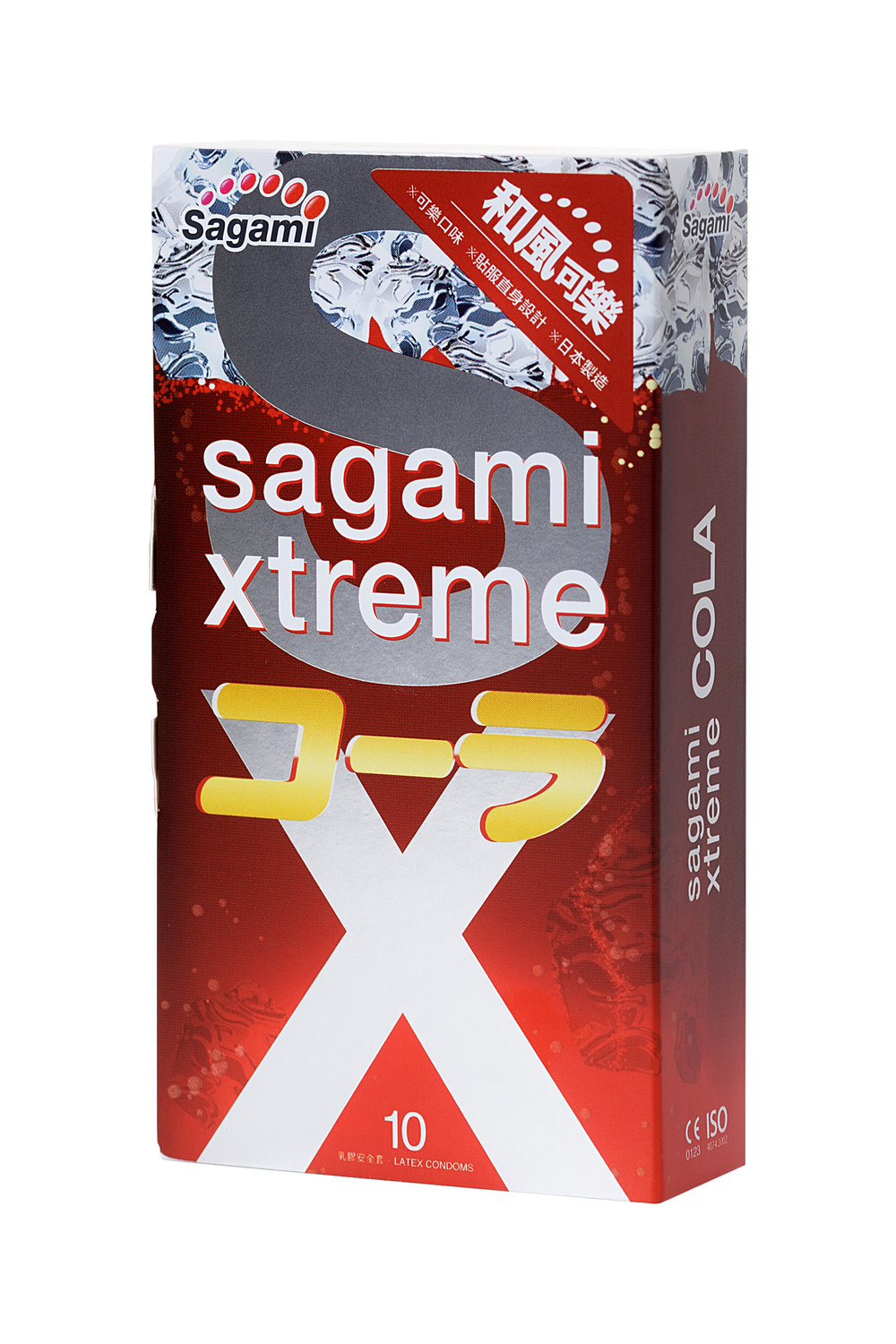 Ароматизированные презервативы Sagami Xtreme Cola со вкусом Колы, 10 шт