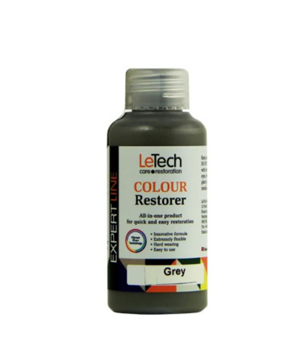 LeTech Expert Line Средство для восстановления цвета кожи (Leather Colour Restorer) Grey, 200мл