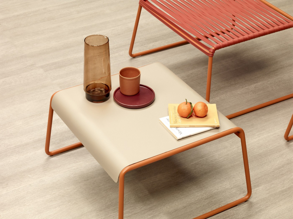 Столик кофейный Scab Design Lisa Lounge Side Table, терракотовый, тортора