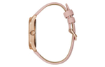 GUESS Wrist Watch Quartz Movement Leather Strap Pink Watch Dial Women"s Watch