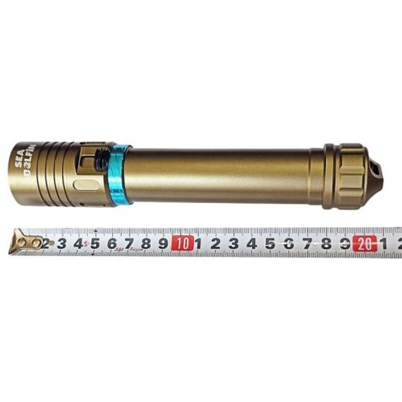 Фонарь DELFiN D7 Pro 1200 lm теплый свет