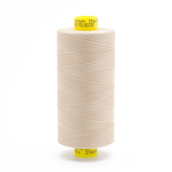 Нитка Gutermann Mara 120 (1000 метров), 1 кат., универсальная | 3964 кремовый серый