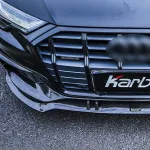Карбоновые канарды переднего бампера для AUDI A6 ALLROAD C8 2020+ Ауди обвес