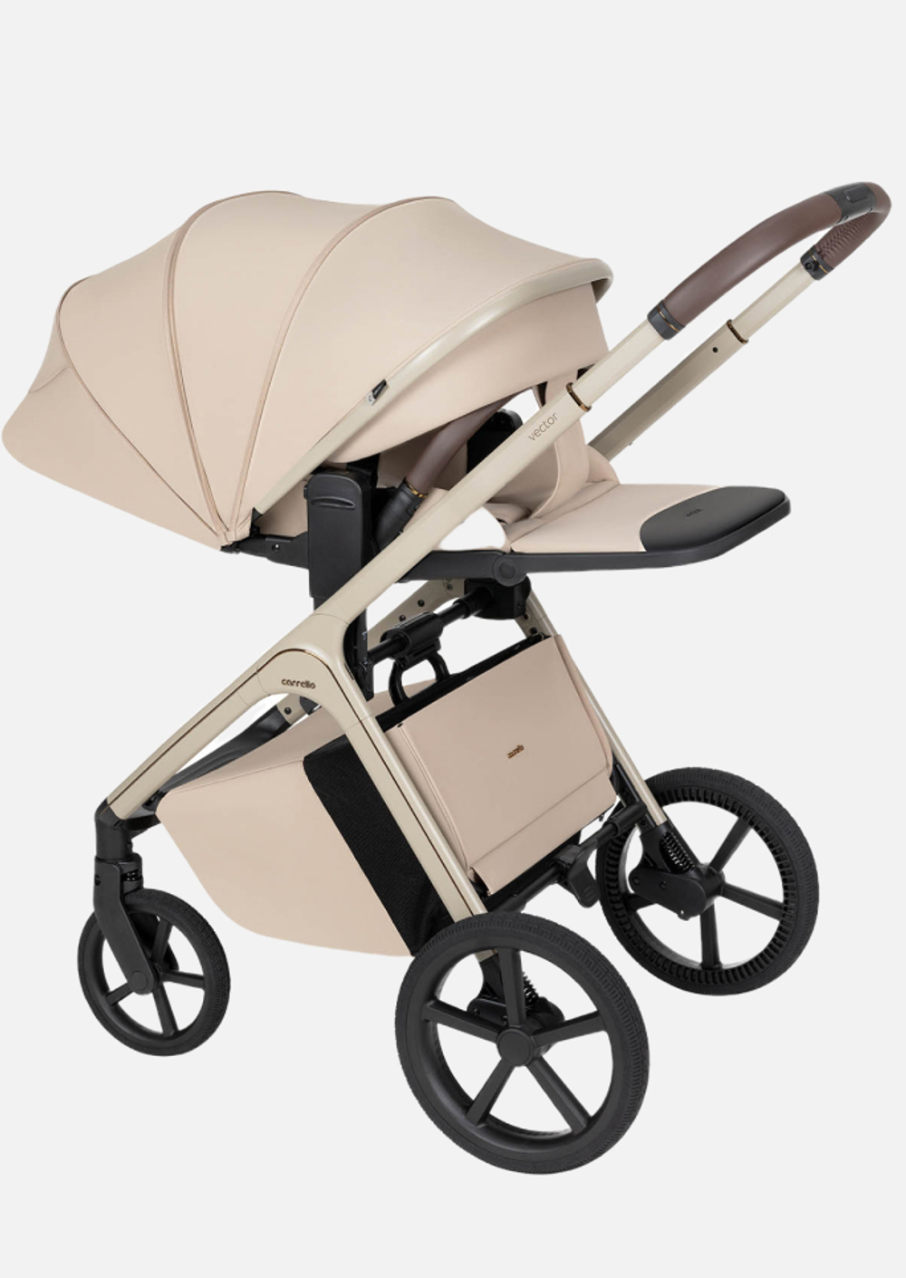 Коляска 2 в 1 Carrello Vector Seashell Beige (Limit)