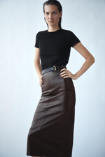ФУТБОЛКА INTERLOCK С КОРОТКИМИ РУКАВАМИ — ZARA
