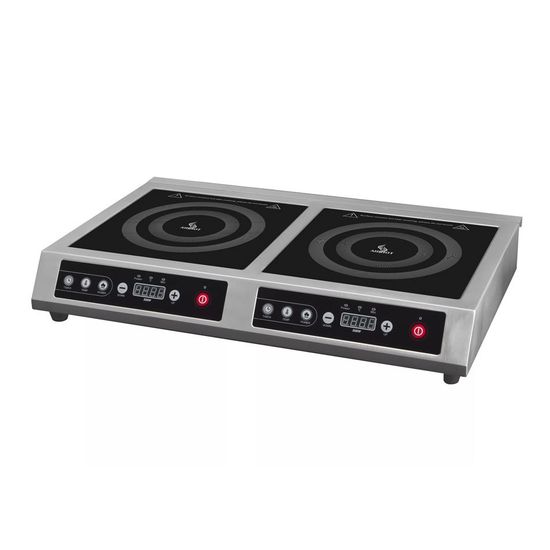 Плита индукционная AIRHOT IP7000 D двухконфорочная