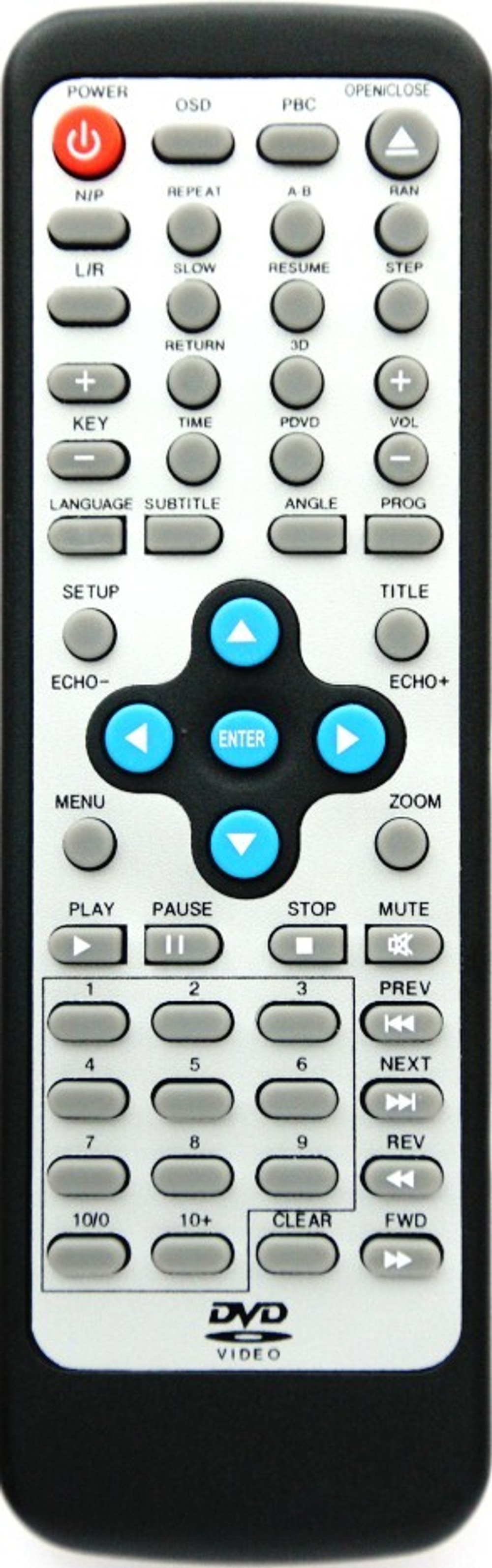 Пульт CX-501 DVD, UNITED DVX-70 для плеера ERISSON