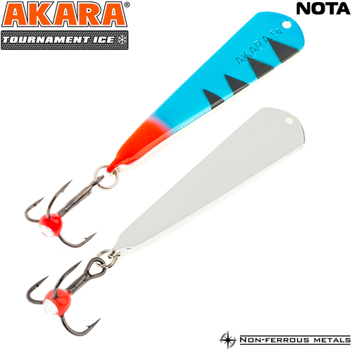 Блесна зимняя Akara Tournament Ice Nota 45 5 гр. 30 Sil