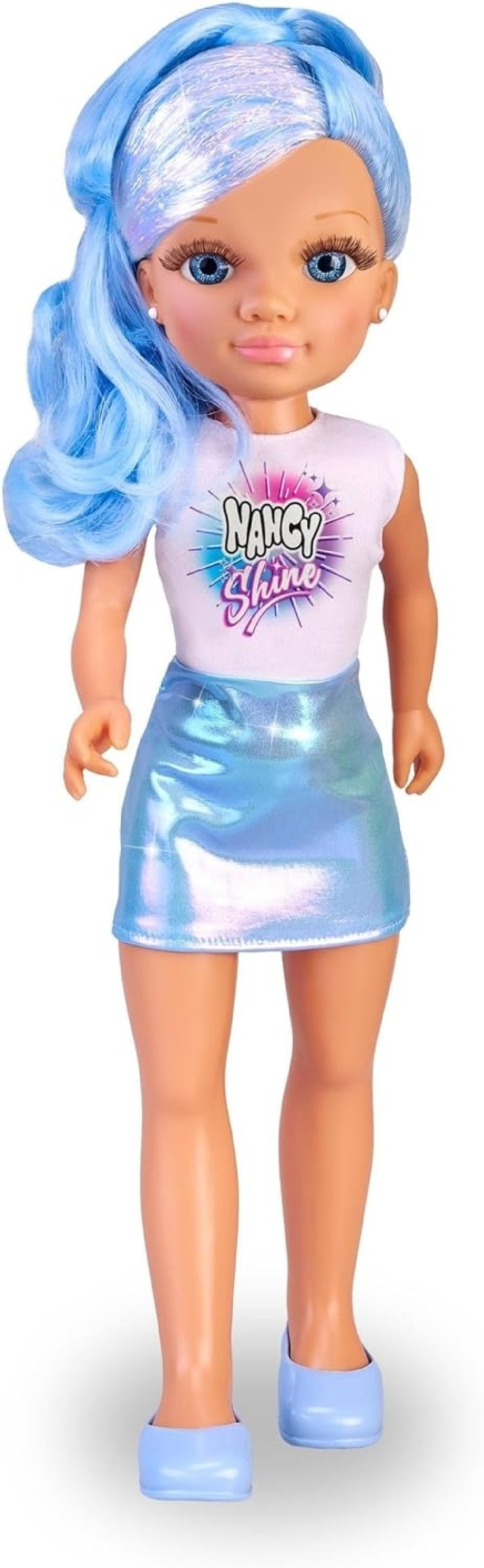 Кукла Nancy Shine Blue с голубыми волосами 40 см