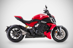 Zard Выхлопная система Slip-on "MAKO" Racing Ducati Diavel V4 ZDU008S00SCR