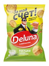Кукурузные снеки Deluna Сметана и лук 85 г x 4 шт