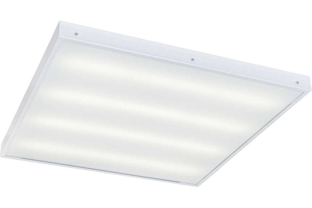 Светильник LED ДВО Грильято vs224 56W-6600Лм 5000К опал IP40 с БАП 3ч 588х588х40мм VS
