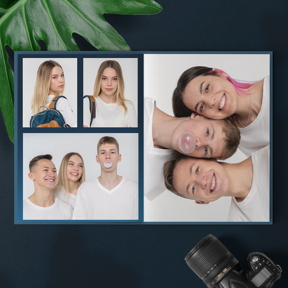 PSD-Шаблон фотокниги "Кристалл"