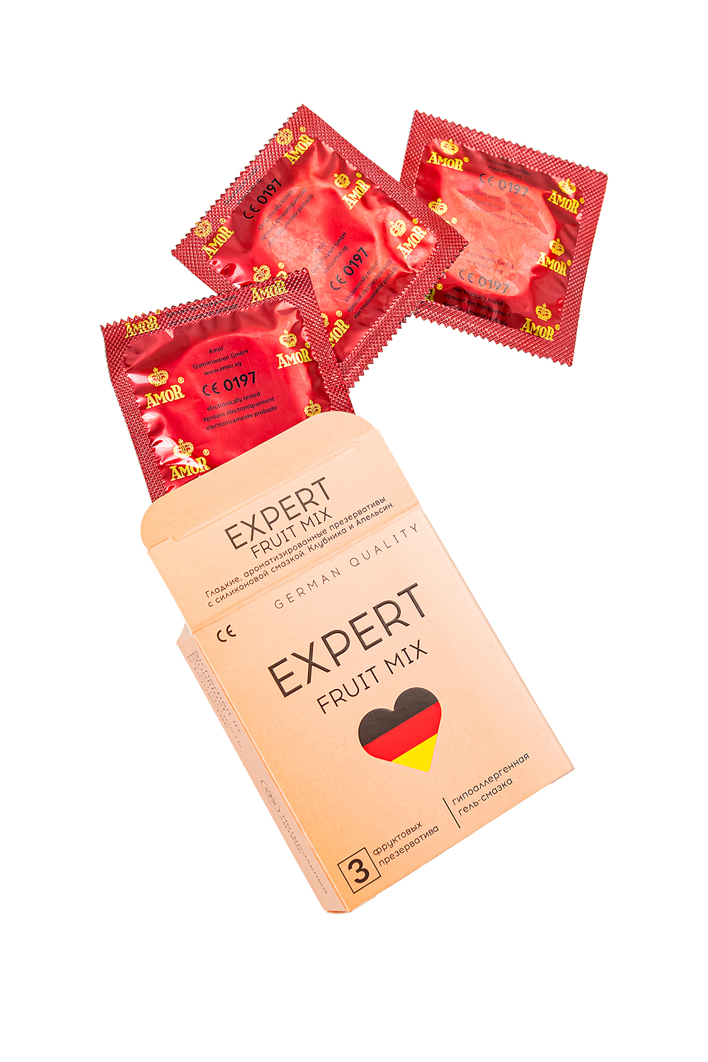 Презервативы Expert Fruit Mix фруктовый микс №3