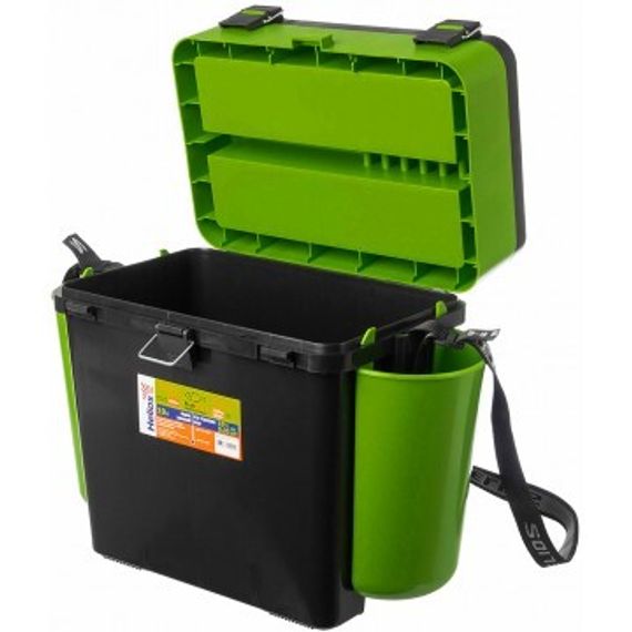 Ящик зимний Helios "FishBox" (19л) зеленый