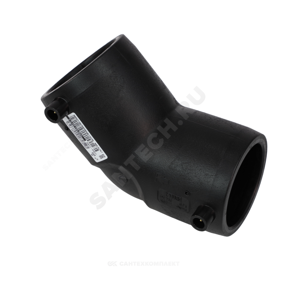 Отвод электросварной ПЭ100 Дн 63х45гр Ру16 SDR11 EUROSTANDARD 2116160063