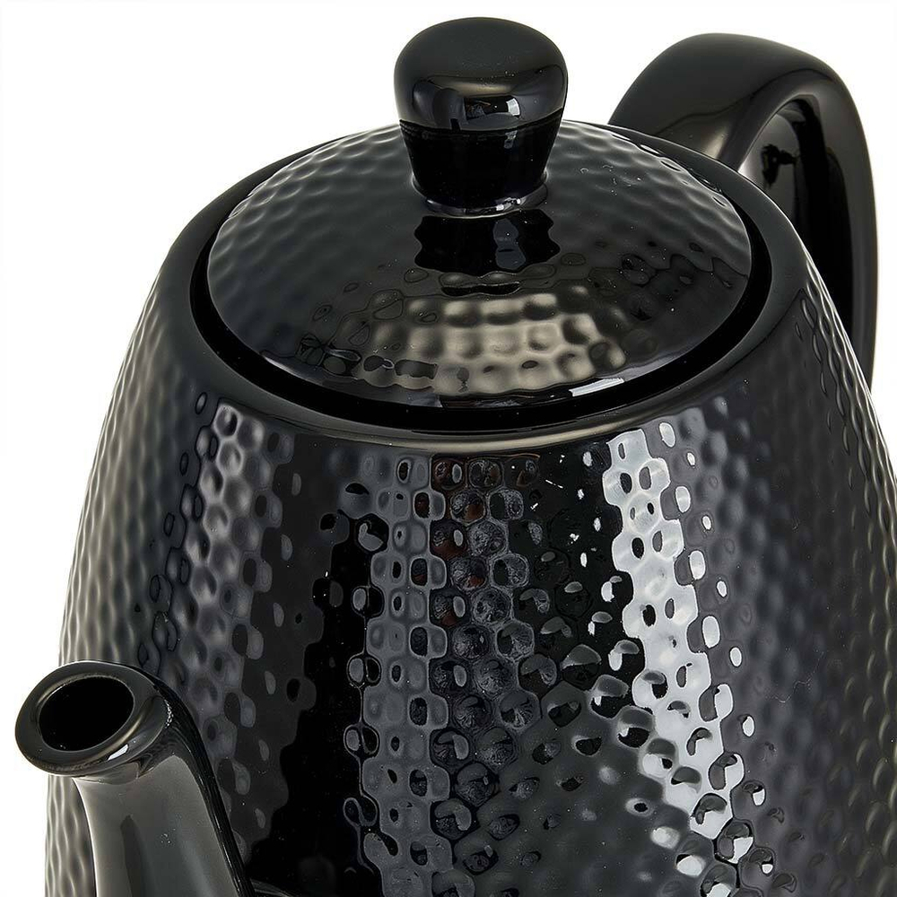 Чайник электрический 1500 Вт, 1,5 л, корпус из фарфора DELTA LUX DE-1021 черный