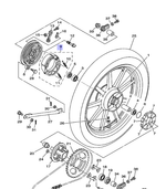 Колодки тормозные для мотоциклов задние YBR125