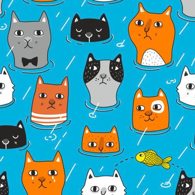 Мокрые коты