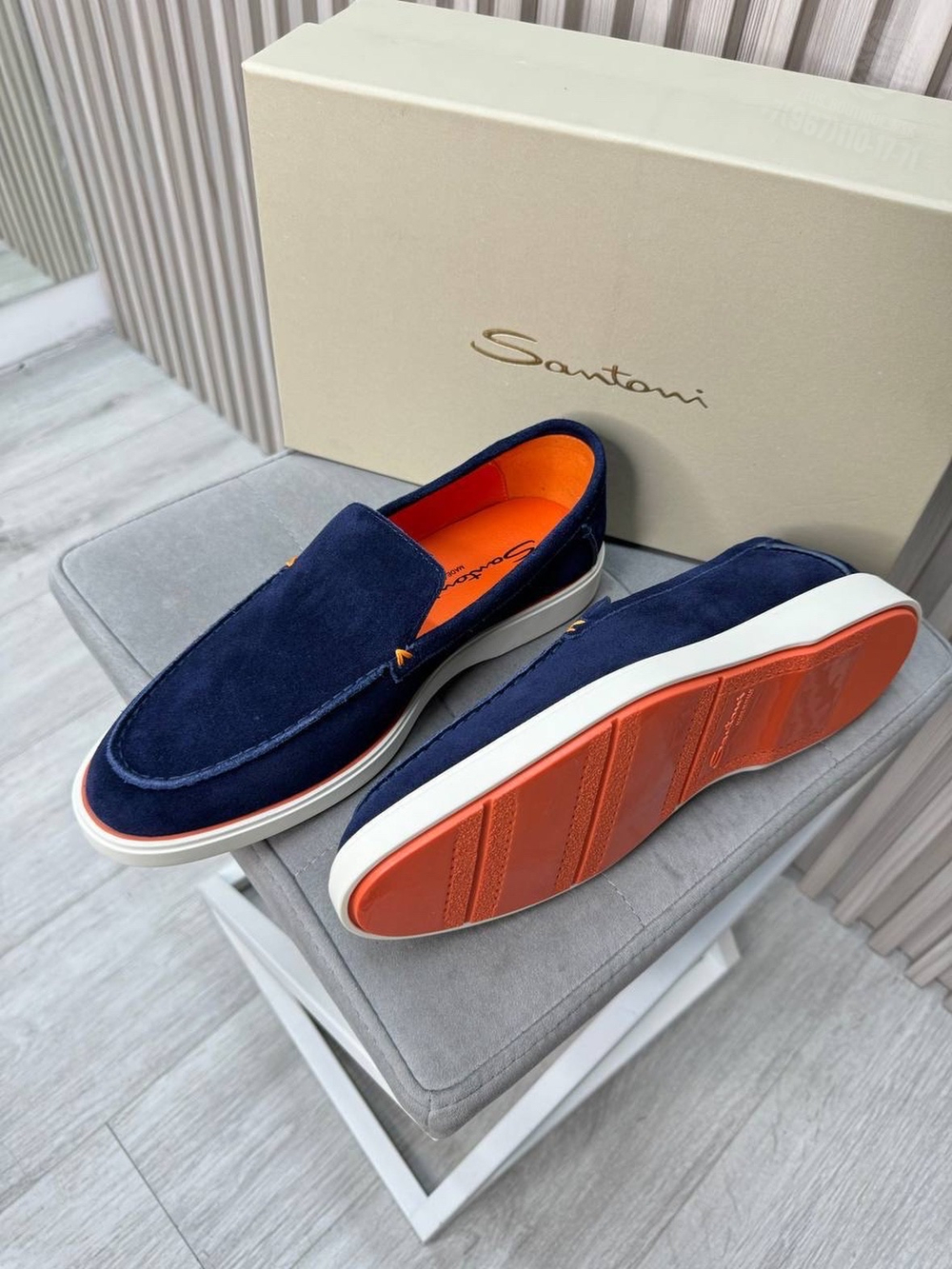 Лоферы Santoni
