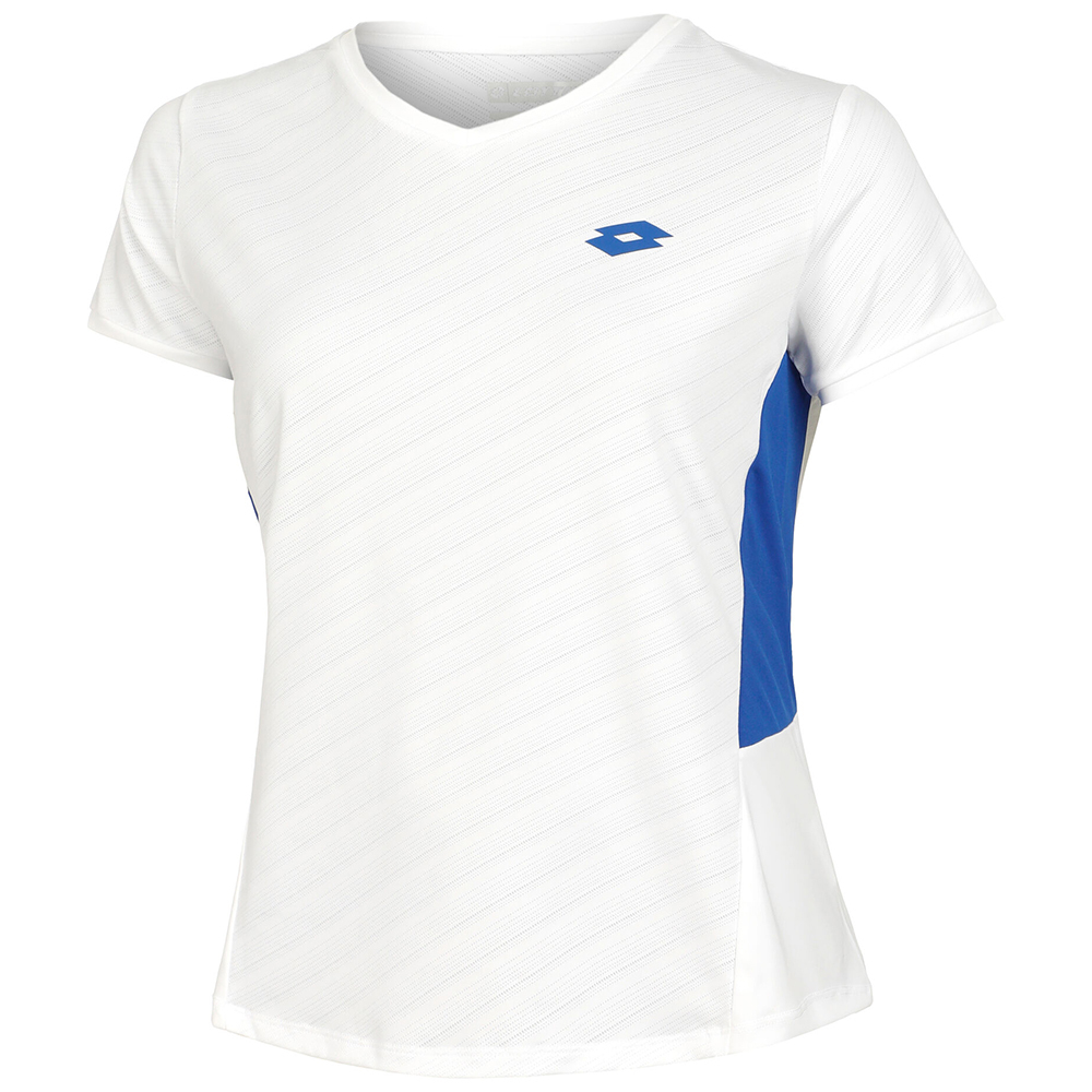 Женская теннисная футболка Lotto Tech и D1 T-Shirt - bright white