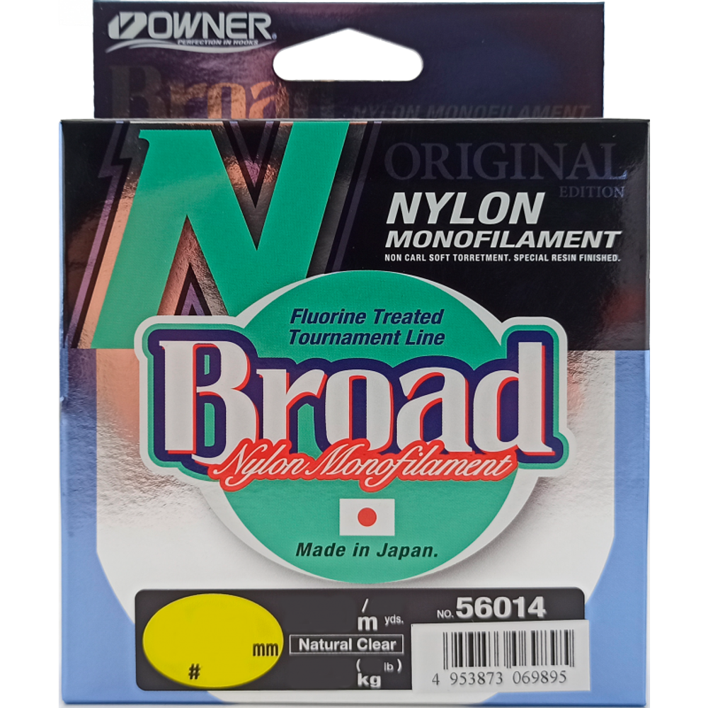 OWNER Леска Broad 300м 0,2мм 4кг