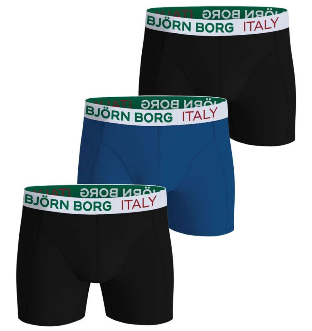Мужские спортивные боксеры Björn Borg Cotton Stretch Italy 3P - multicolor