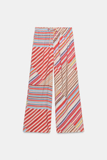 ШИРОКИЕ БРЮКИ В ПОЛОСКУ — ZARA