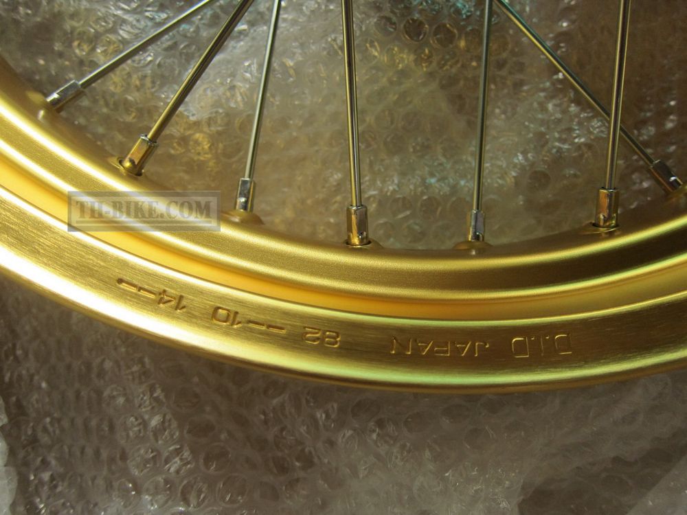 42650-KZZ-C01. (42650-KZZ-C00), WHEEL SUB ASSY,RR GOLD color. CRF250M. motard.