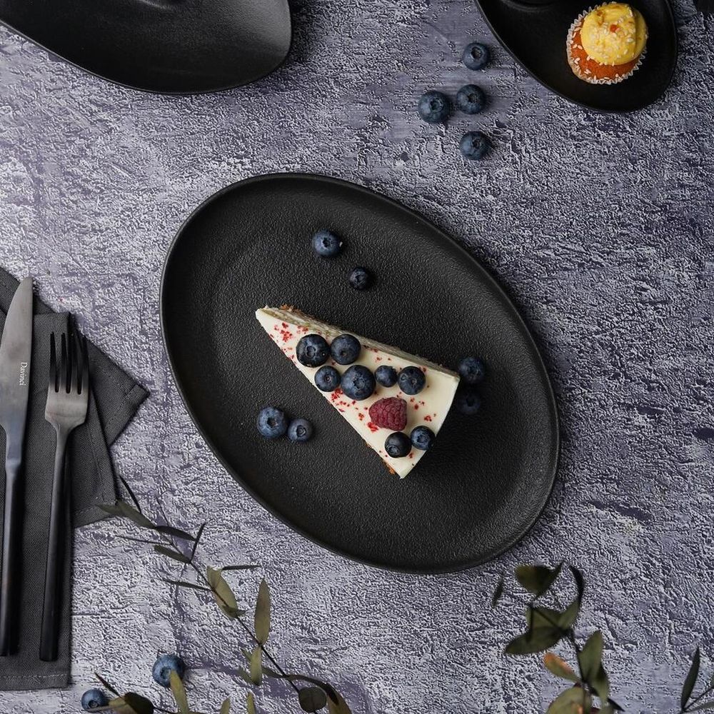 Блюдо овальное 26,8*19 см Smooth Black Raw Stellar P.L. Proff Cuisine [3]